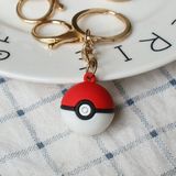  Móc khóa cao su hình quả bóng PokeBall Pokemon 