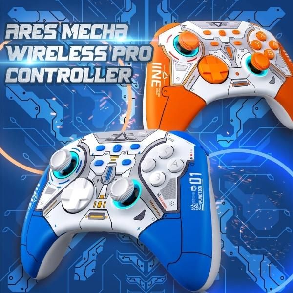  Tay game không dây Pro Controller Nintendo Switch Ares Mecha Orange - IINE L787 