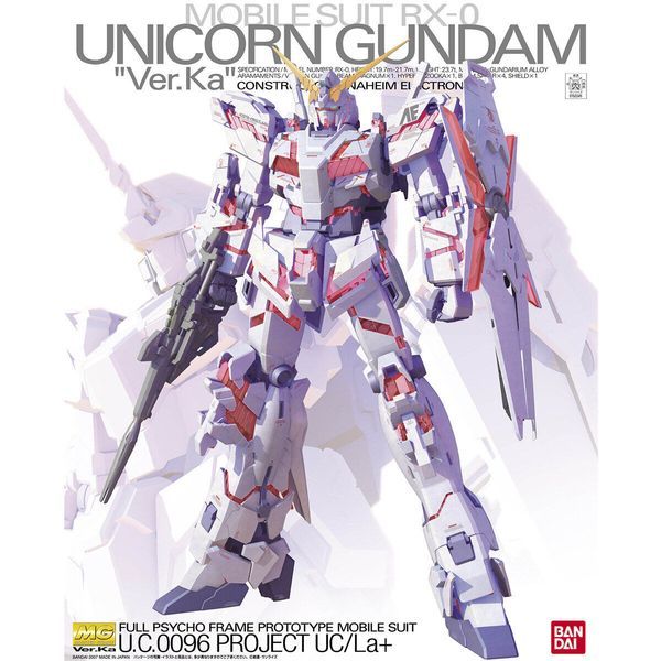  RX-0 Unicorn Gundam Ver. Ka - MG 1/100 - Gunpla chính hãng Bandai 