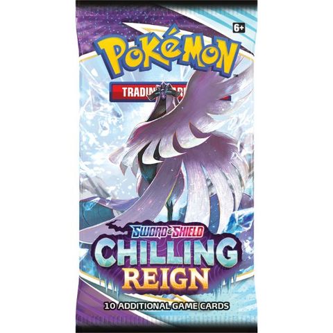 Thẻ bài Pokemon TCG Sword & Shield Chilling Reign Booster Pack chính hãng