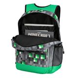  Balo Minecraft Pickaxe Emerald đựng laptop, sách vở 