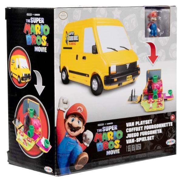  Super Mario Bros Movie Van Playset 