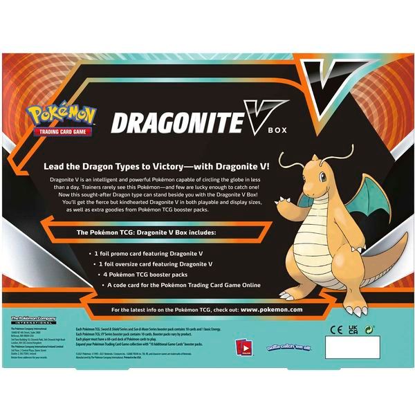  PB148 - Thẻ bài Pokemon TCG Dragonite V Box 