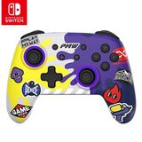  Tay cầm Splatoon không dây màu tím cho Nintendo Switch IINE PWN - L695 