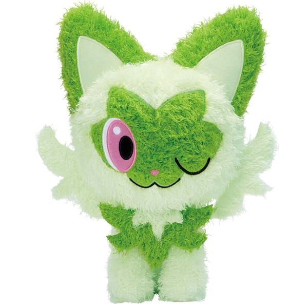  Thú bông Pokemon Sprigatito nháy mắt - Banpresto Big Plush 