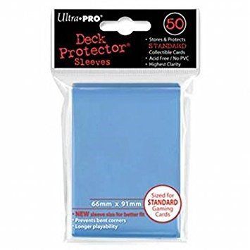  DECK PROTECTOR SLEEVES STANDARD (LIGHT BLUE) 