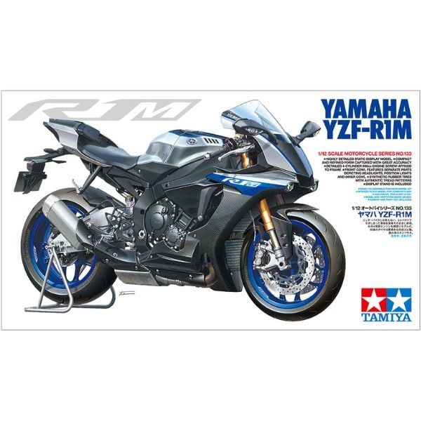  Mô hình xe Yamaha YZF-R1M 1/12 - Tamiya 14133 