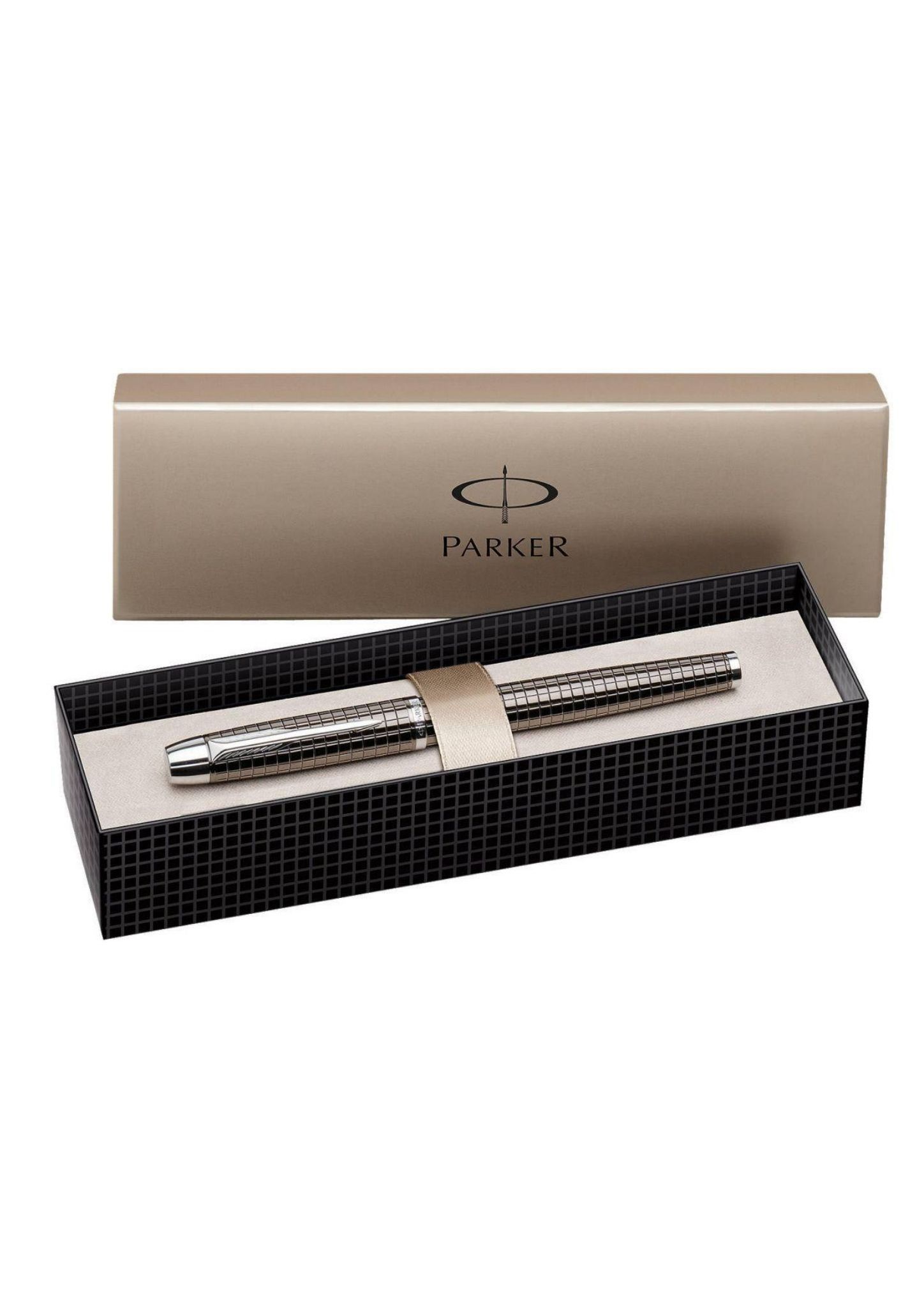 Bút Máy Parker IM Premium Gun Metal Chiselled CT FP