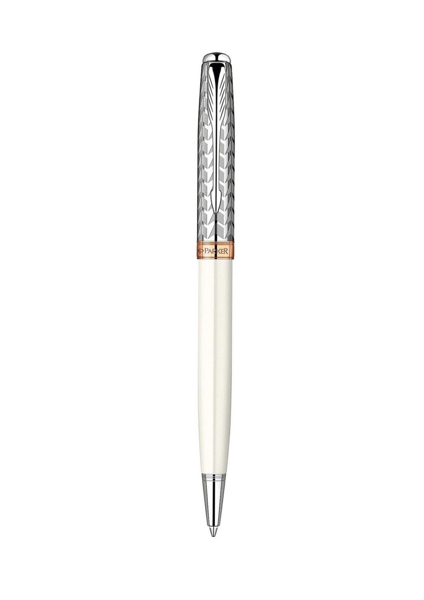 Bút Bi Parker Sonnet Metal & Pearl Lacquer CT BP