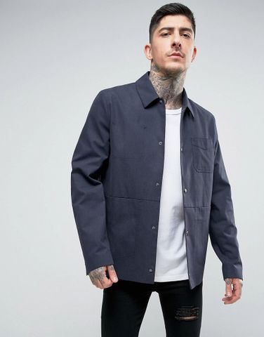 Áo khoác ASOS Smart Worker Jacket Xanh Navy