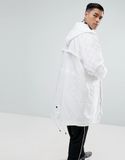 Áo hoodie trắng Sixth June Lightweight Parka