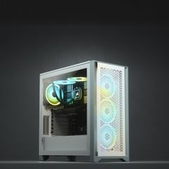 Vỏ máy tính Corsair 4000D AIRFLOW TG White (CC-9011201-WW)