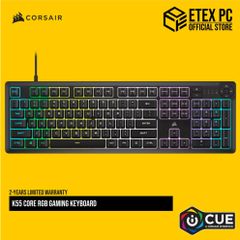 Bàn phím Corsair K55 CORE RGB (CH-9226C65-NA)