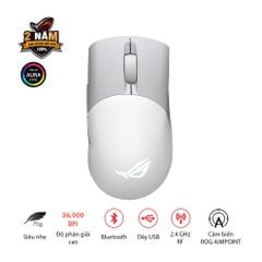 Chuột Gaming ASUS ROG Keris Wireless Aimpoint White