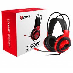 Tai nghe gaming có dây MSI DS501 (màu đỏ đen)