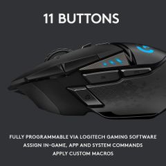 Chuột Logitech G502 HERO LIGHTSPEED Wireless