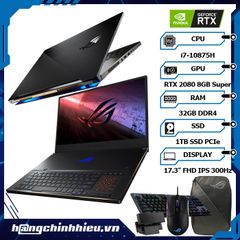 Laptop ASUS ROG Zephyrus S17 GX701LXS-HG038T (i7-10875H | 32GB | 1TB | VGA RTX 2080 8GB Super | 17.3