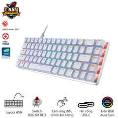 Bàn phím cơ Asus ROG Falchion Ace White