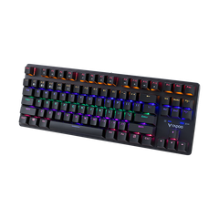 Bàn phím Gaming Wireless Rapoo V500Pro-87 Multimode TKL RGB Blue Switch