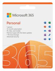 Phần mềm Microsoft 365 Personal | 12 tháng | Dành cho 1 người| 5 thiết bị/tài khoản | Word, Excel, PowerPoint | 1TB OneDrive