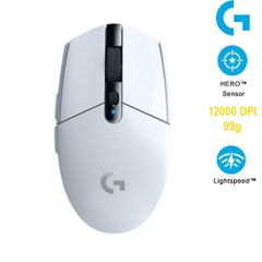 Chuột Gaming Logitech G304 Wireless Trắng (910-005293)