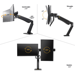 Giá treo màn hình máy tính North Bayou Dual Monitor NB32