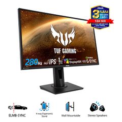 Màn hình ASUS TUF Gaming VG279QM 27 inch FHD IPS 280Hz G-SYNC 1ms HDR