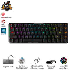 Bàn phím Gaming ASUS ROG Falchion NX Blue