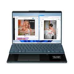 Laptop Lenovo Yoga Book 9 13IMU9 83FF001SVN (Intel Core Ultra 7 155U | 32GB | 1TB | Intel Graphics | 2x 13.3' 2.8K OLED 100% DCI-P3 | Win 11 | Office)