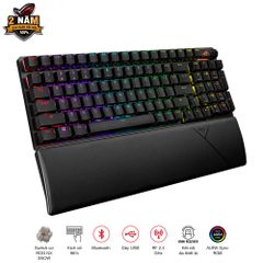 Bàn Phím cơ ASUS ROG STRIX SCOPE II 96 wireless NX Snow switch