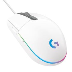 Chuột Gaming Logitech G102 LightSync Gen 2 RGB Trắng (910-005803)