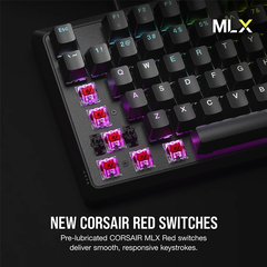 Bàn phím Corsair K70 CORE-BLK-CRSR MX-RGB (CH-910971E-NA)