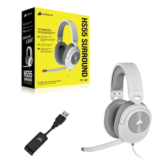 Tai nghe Corsair HS55 Surround White (CA-9011266-AP)