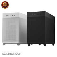 Vỏ máy tính ASUS Prime AP201 Tempered Glass M-ATX Black