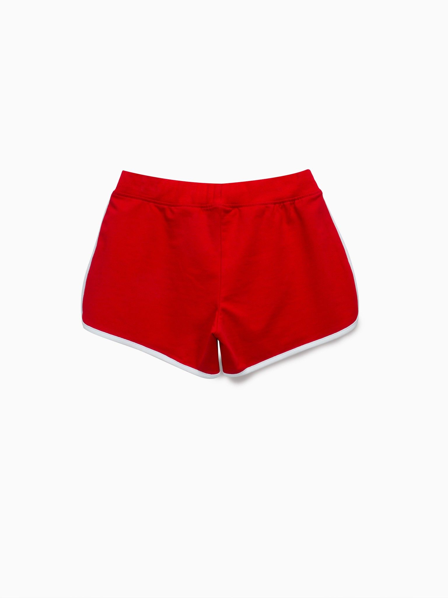 Quần short da cá bé gái mầu đỏ viền trắng - Blue Seven