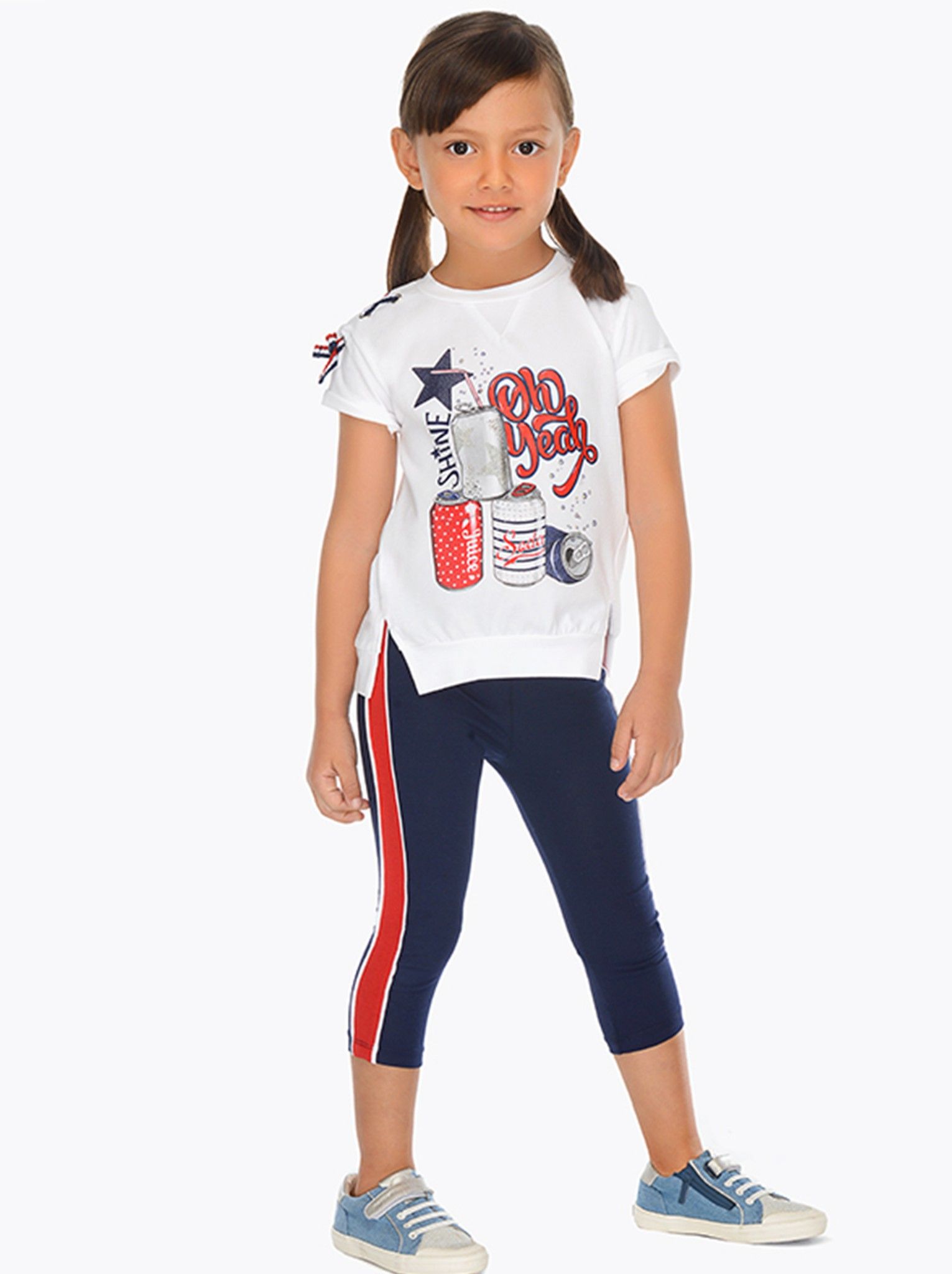 Đồ bộ mặc nhà quần legging đỏ