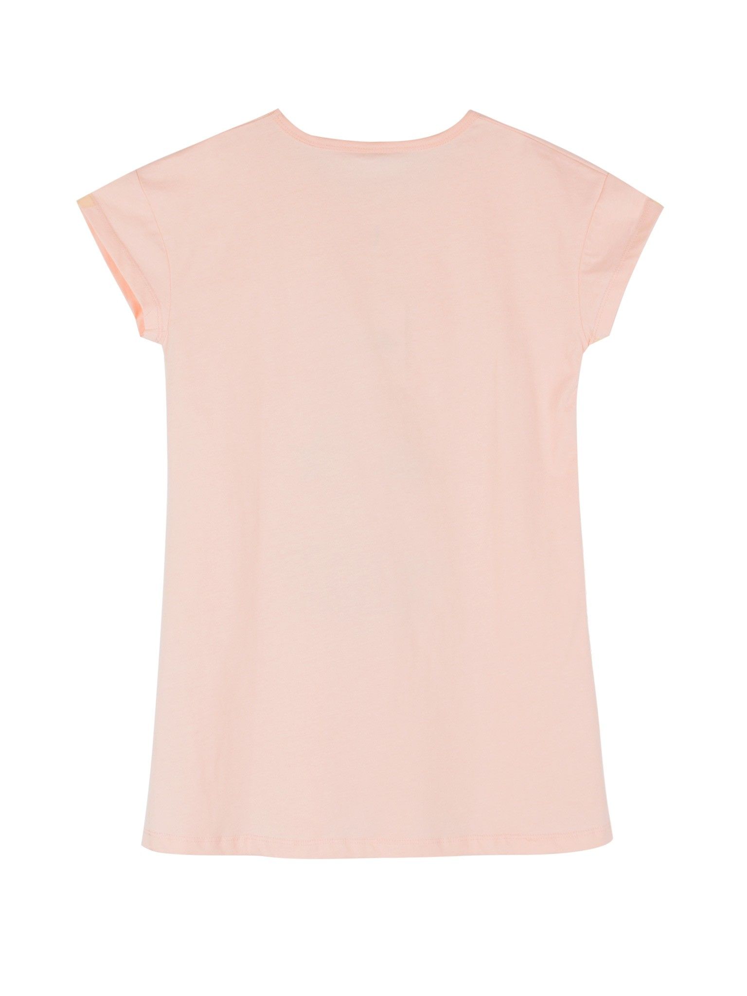 Váy cotton mầu hồng in hình thỏ ,chữ