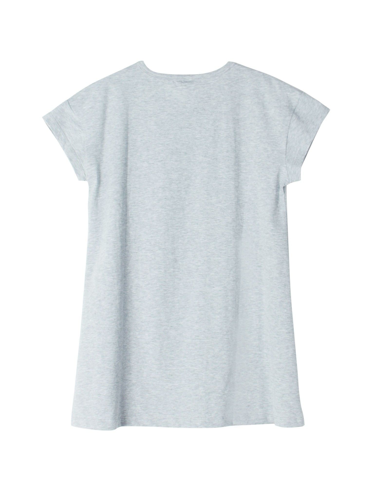 Váy cotton mầu ghi chữ NAUCGHTY NICE
