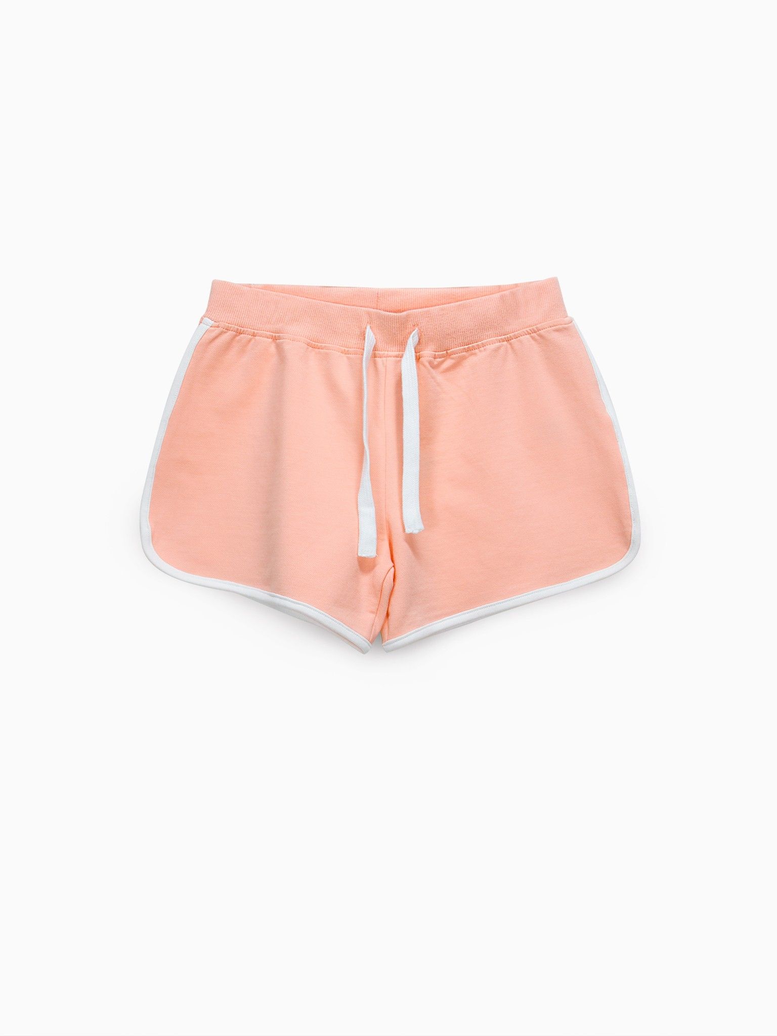 Quần short da cá bé gái mầu hồng viền trắng - Blue Seven