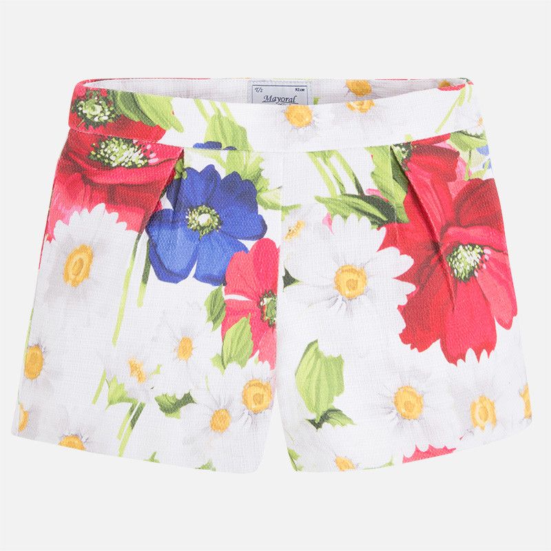 Quần short bé gái hoa nhiều màu