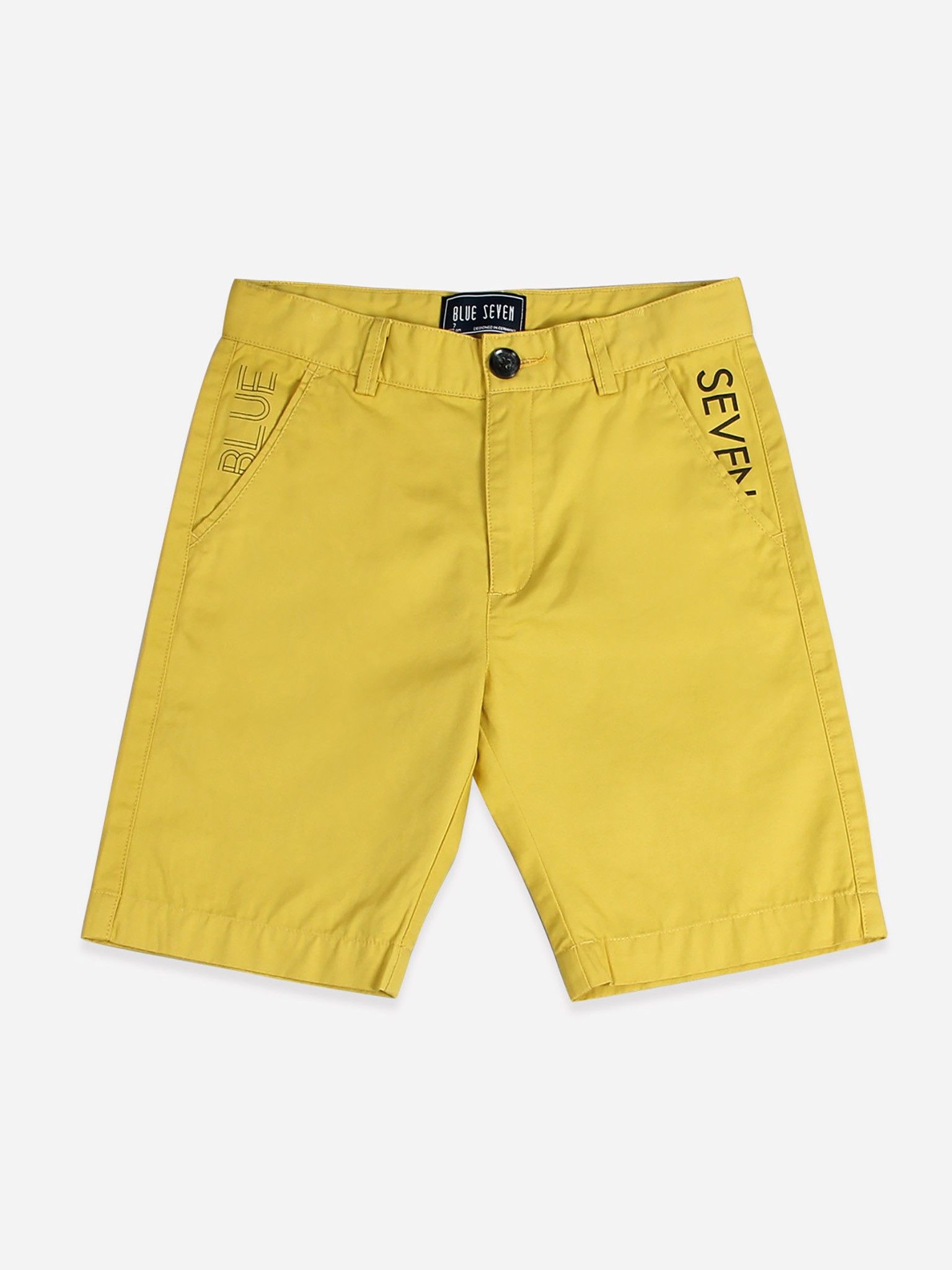 Quần short bé trai mầu vàng