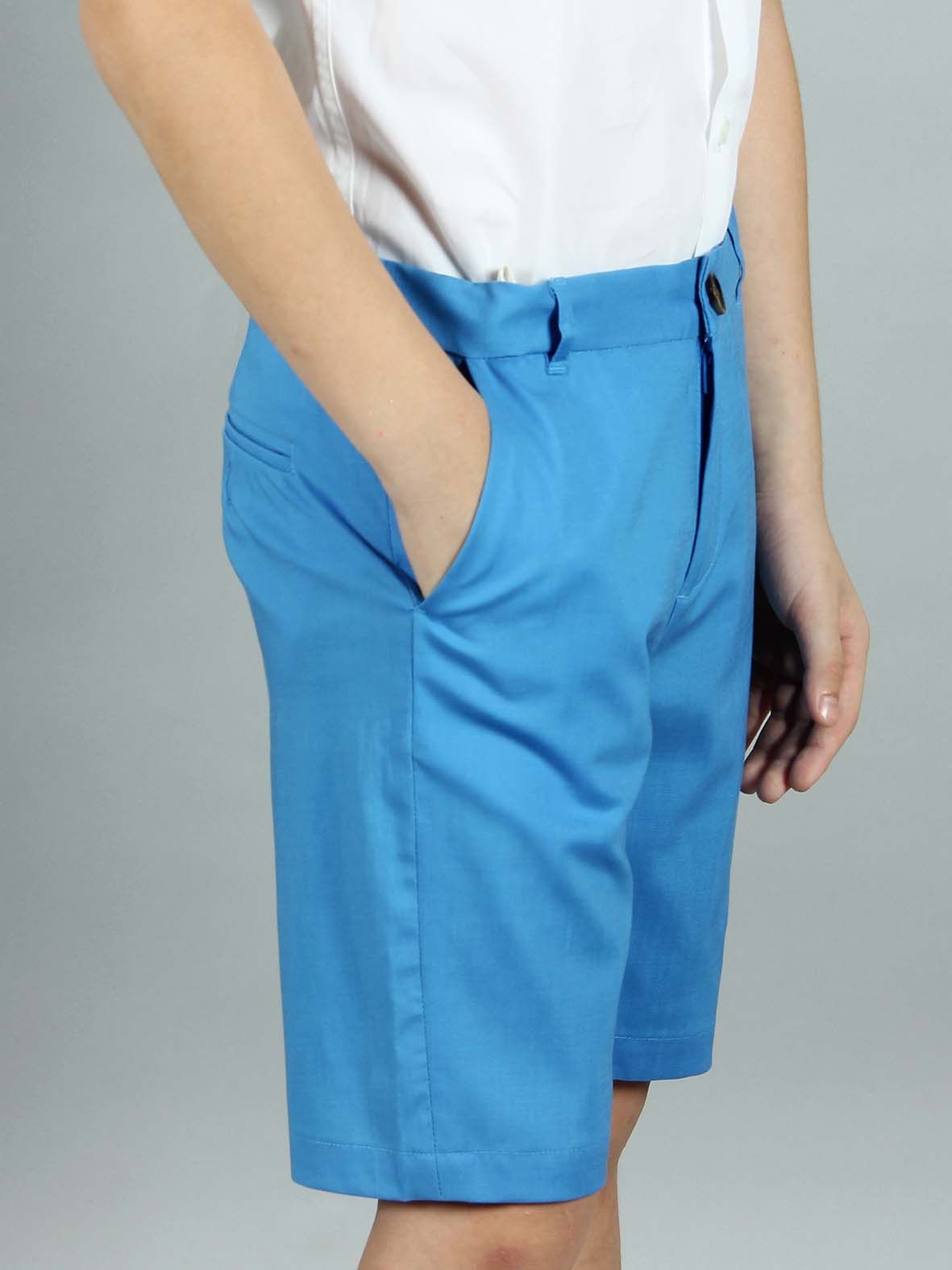 Quần short bé trai mầu xanh