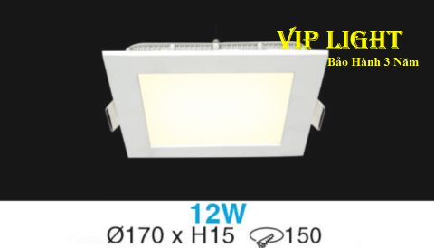  ĐÈN ÂM TRẦN VUÔNG SIÊU MỎNG LED 3 BA CHẾ ĐỘ ĐỔI MÀU 12W HUFA AT-85 LED 12W 