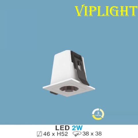  ĐÈN ÂM TRẦN CHIẾU ĐIỂM HUFA AT-185 LED 2W 