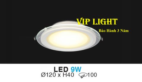  ĐÈN ÂM TRẦN KIẾNG ( MẶT KÍNH ) LED 9W HUFA AT-50 LED 9W 