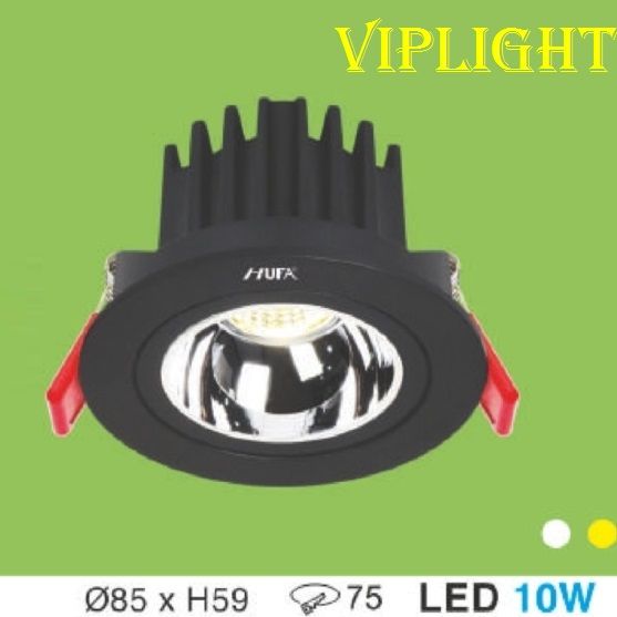 ĐÈN DOWNLIGHT ÂM TRẦN AT-181 LED 10W - THÂN MÀU ĐEN