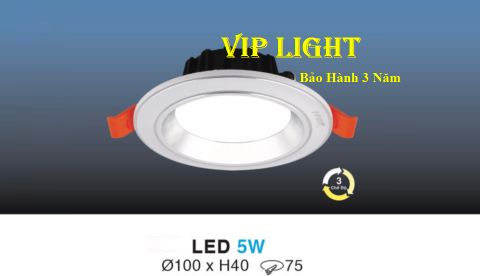  ĐÈN LED ÂM TRẦN 5W 3 BA MÀU HUFA AT-21 LED 5W 