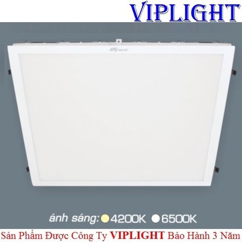  ĐÈN LED ÂM TRẦN 600x600 (60x60) LED 48W (CÓ BASS _TAI ĐÈN GÀI CỐ ĐỊNH) 