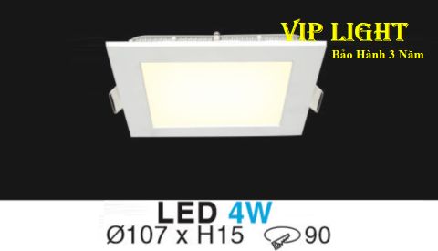  ĐÈN LED ÂM TRẦN VUÔNG SIÊU MỎNG 4W HUFA AT-73 LED 4W 