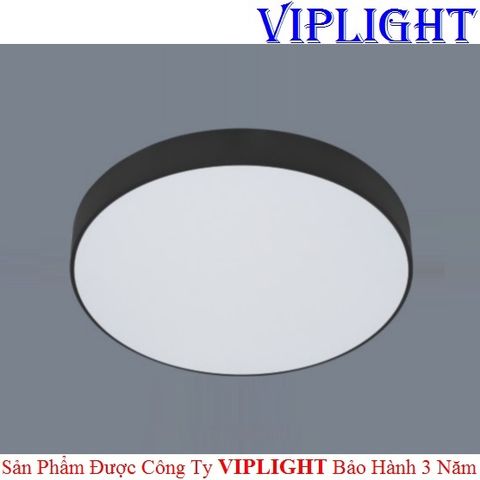  ĐÈN ỐP TRẦN _ GẮN NỔI TRÀN VIỀN LED 15W VỎ ĐEN TRÒN PHI Ø120 